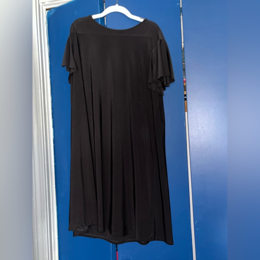 Tash & Sophie Aline short little black dress